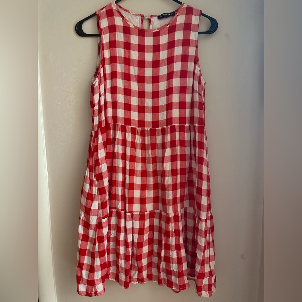 Red Gingham Dress